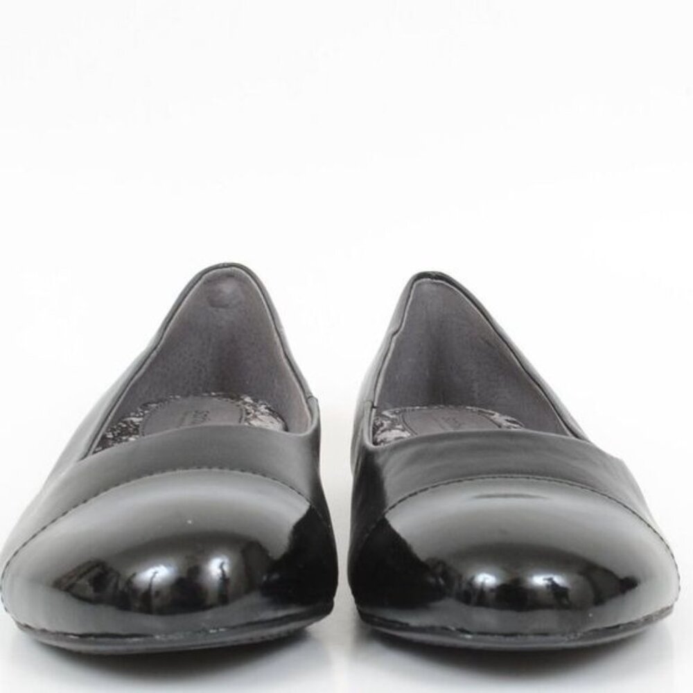 Softwalk Women's 10 WIDE Napa Slip On Ballet Flats Vegan Leather Preppy Office - Picture 5 of 6